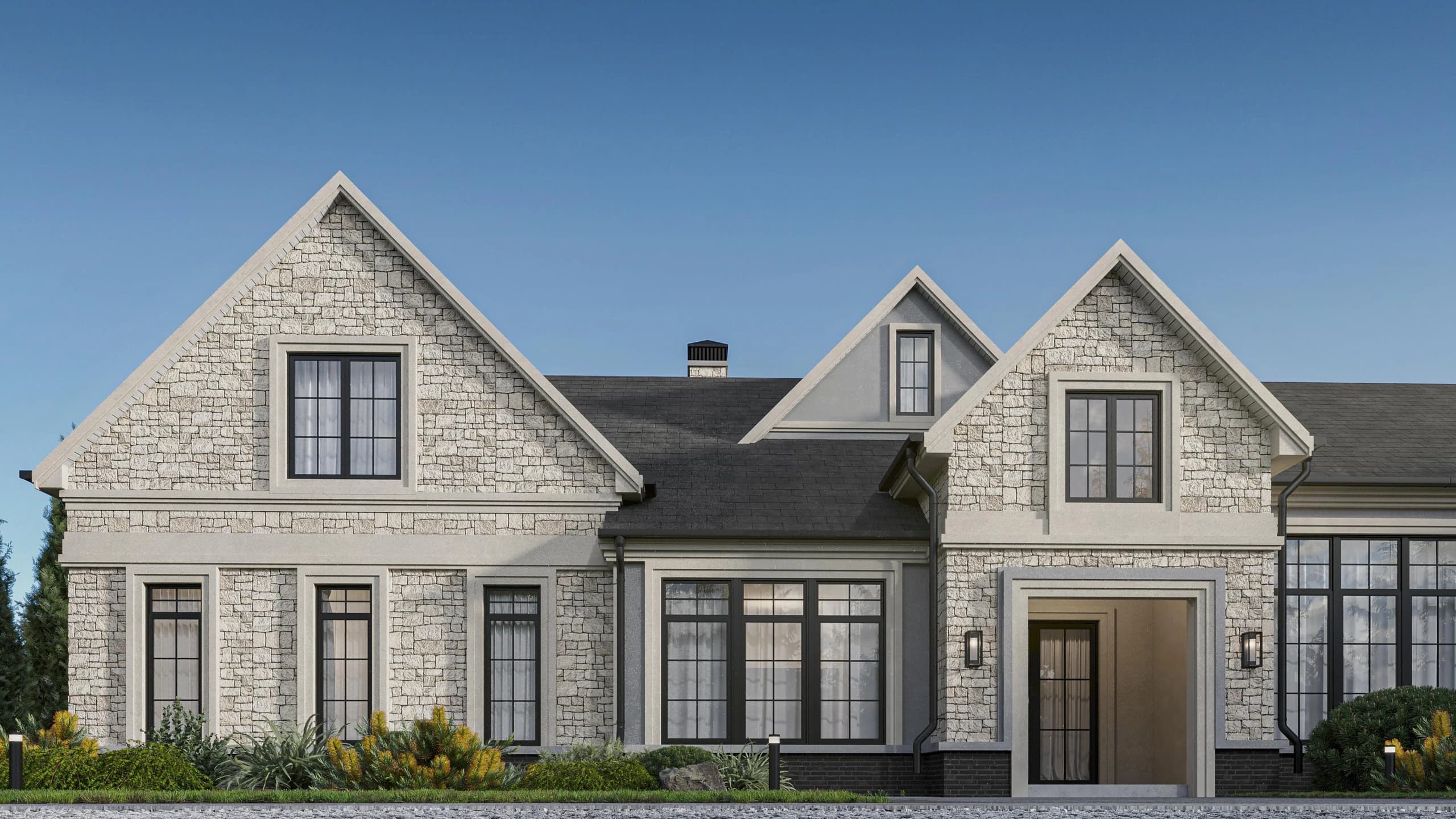 Château Crest, rendering 2