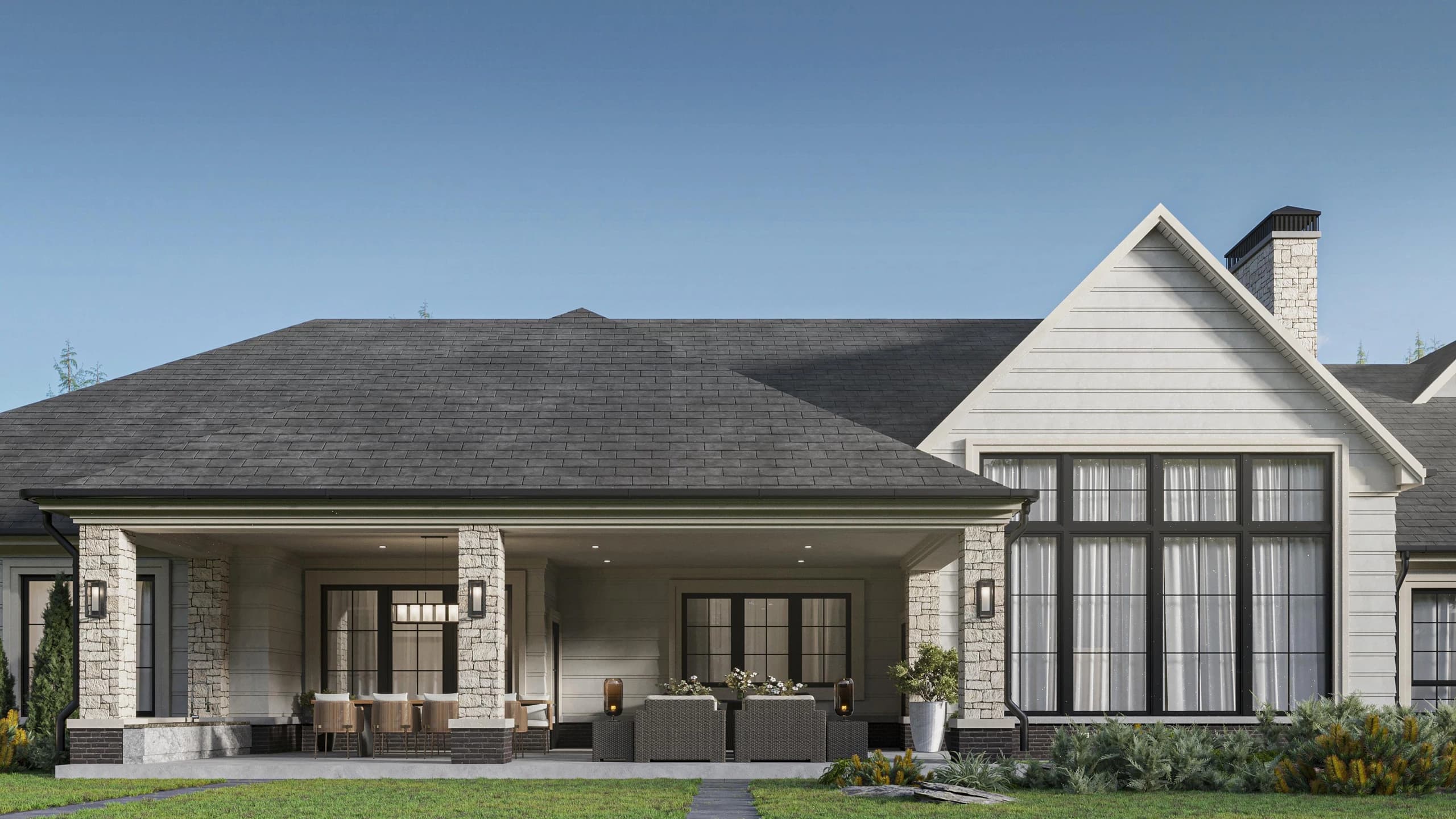 Château Crest, rendering 3