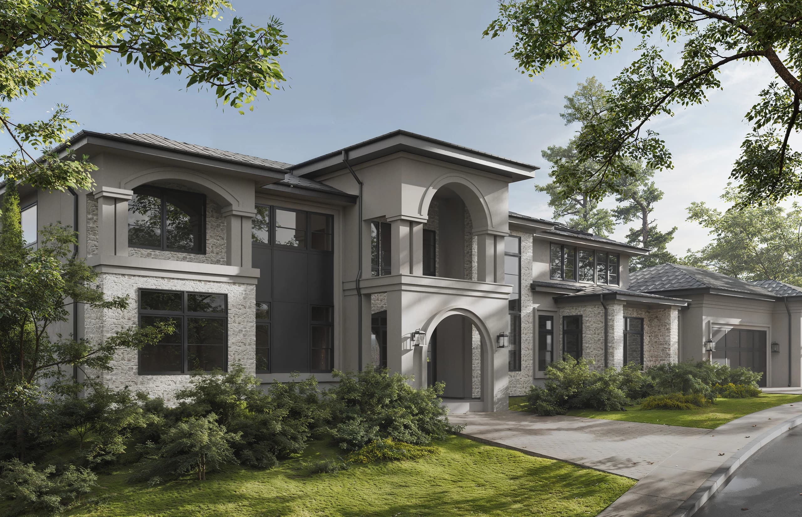 Crescent Ridge, rendering 4