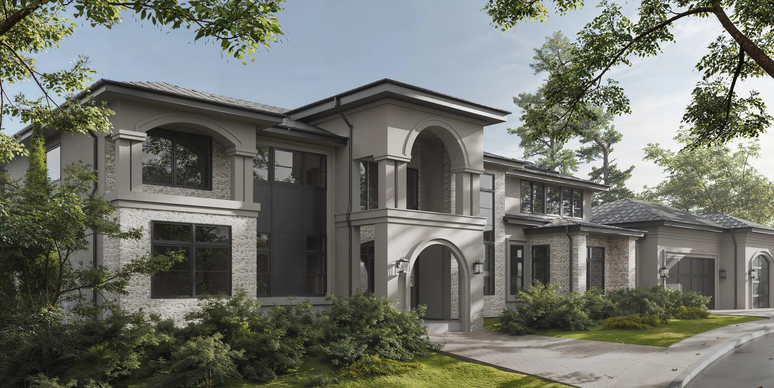 Crescent Ridge, rendering 7